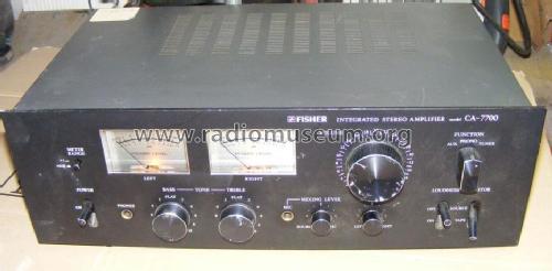 Integrated Stereo Amplifier CA-7700; Fisher Radio; New (ID = 1128186) Ampl/Mixer