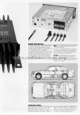 Mobile Stereo Main Amplifiier B-701; Fisher Radio; New (ID = 1745636) Ampl/Mixer