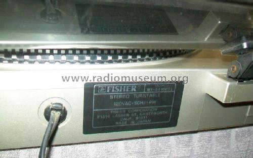 MT-6410; Fisher Radio; New (ID = 2972648) Reg-Riprod