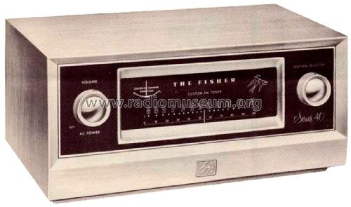 Professional FM Tuner Series 40 FM-40; Fisher Radio; New (ID = 2395214) Radio