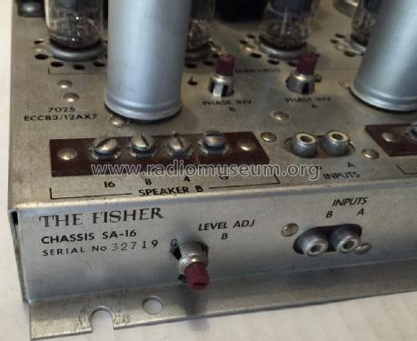 SA-16; Fisher Radio; New (ID = 1979152) Ampl/Mixer