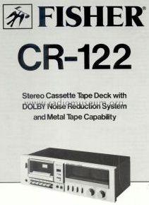 Stereo Cassette Deck CR-122; Fisher Radio; New (ID = 824434) R-Player