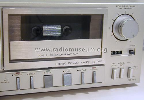 Stereo Double Cassette Deck CR-155; Fisher Radio; New (ID = 2292134) R-Player