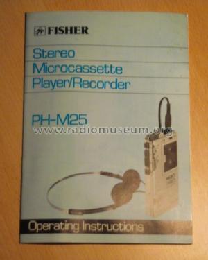 Stereo Microcassette Player/Recorder Micro Stereo PH - M25; Fisher Radio; New (ID = 1696047) Ton-Bild