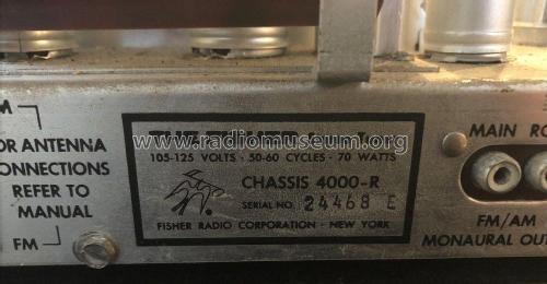 Stereo Tuner 4000-R; Fisher Radio; New (ID = 2843797) Radio