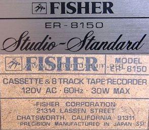 Studio-Standard ER-8150; Fisher Radio; New (ID = 503272) Reg-Riprod