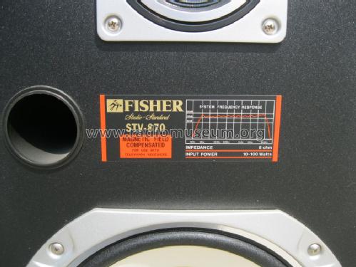 STV-870 ; Fisher Radio; New (ID = 988151) Speaker-P