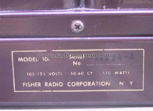 the 100 100-AZ; Fisher Radio; New (ID = 572709) Ampl/Mixer