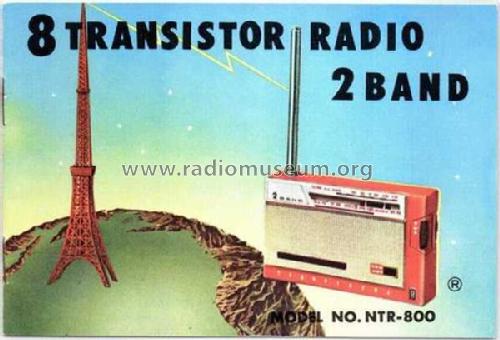 8 Transistor 2 Band NTR800; Fleetwood brand? (ID = 1412999) Radio