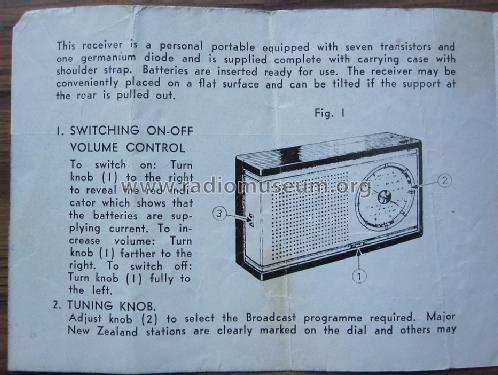 Transistor Seven FL095T Golden Companion; Fleetwood brand of C (ID = 1245686) Radio