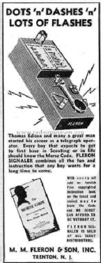 Official Boy Scout Signaler ; Fleron, M. M. & Son (ID = 913700) Morse+TTY