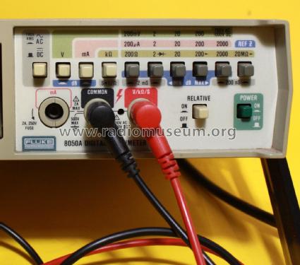 Digital Multimeter 8050A; Fluke, John, Mfg. Co (ID = 2986962) Equipment