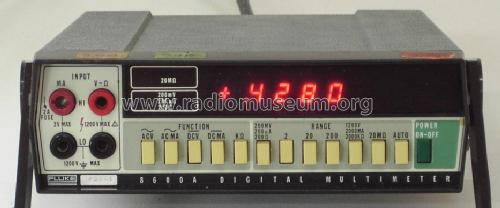 Digital Multimeter 8600A; Fluke, John, Mfg. Co (ID = 1899623) Equipment