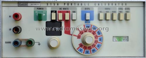 Portable Calibrator 515A; Fluke, John, Mfg. Co (ID = 1699428) Equipment