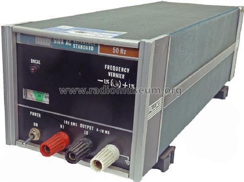 Reference Standard 510A AC 50Hz; Fluke, John, Mfg. Co (ID = 1498835) Equipment