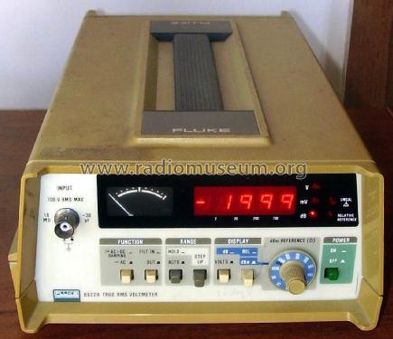 True RMS Voltmeter 8922A; Fluke, John, Mfg. Co (ID = 2497683) Equipment