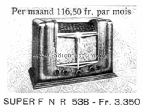 Super FNR 538A; FNR Fabrique (ID = 1453051) Radio