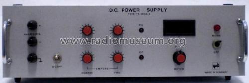 DC Power Supply TR-9158/A; Fok-Gyem Szövetkezet (ID = 794013) Equipment