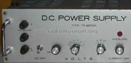 DC Power Supply TR-9253/A; Fok-Gyem Szövetkezet (ID = 1610105) Equipment