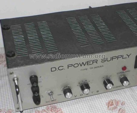 DC Power Supply TR-9253/A; Fok-Gyem Szövetkezet (ID = 1610107) Ausrüstung