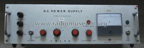 DC Power Supply TR-9253/A; Fok-Gyem Szövetkezet (ID = 1675833) Ausrüstung