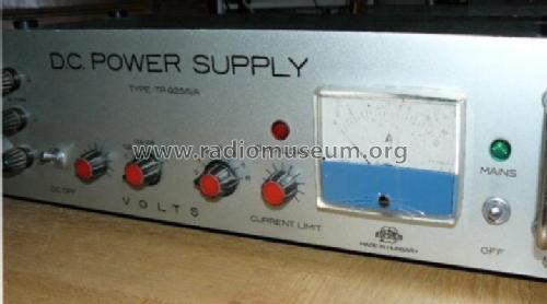 D.C. Power Supply TR-9255/A Power-S Fok-Gyem Szövetkezet