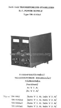 Dual Stab.Power Supply TR-9162; Fok-Gyem Szövetkezet (ID = 801366) Power-S