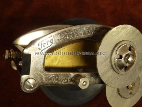 Präzisions-Dreh-Kondensator ; Förg & Co., (ID = 1791851) Radio part