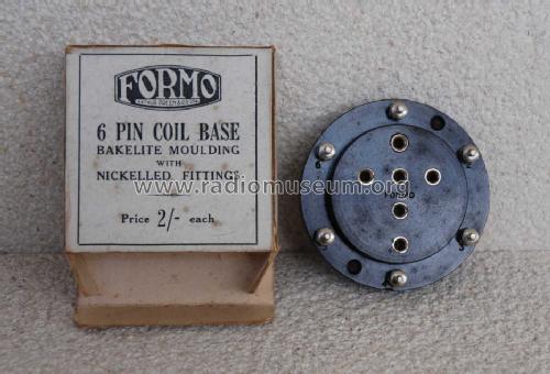 6 Pin Coil Base ; Formo Products Ltd.; (ID = 1613145) Radio part