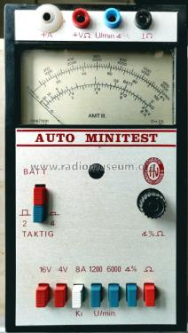 Auto Minitest AMT III.; Fövárosi (ID = 2680313) Equipment