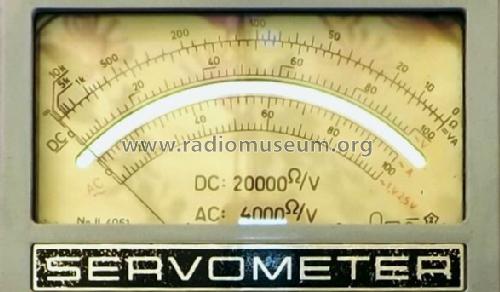 Servometer I Multimeter VAOhm Meter; Fövárosi (ID = 1261134) Equipment