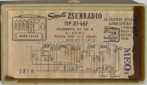 Sonett RT-467; Fövárosi (ID = 448669) Radio