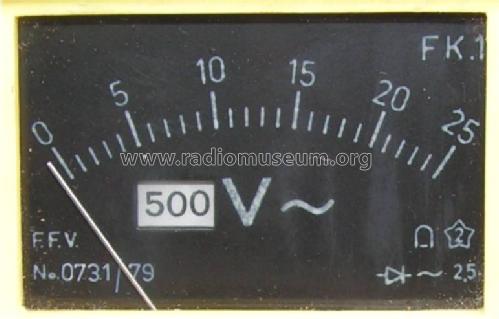 Voltmeter FK.1; Fövárosi (ID = 1026207) Equipment