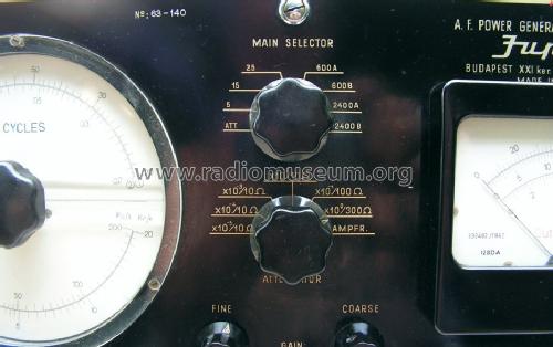 Jupiter, A.F.Power Generator & P.P.P. Amplifier HGH 43-62; Jupiter, Kézműipari (ID = 1047584) Equipment