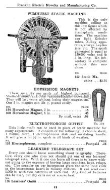 High Grade Electrical Apparatus & Electrical Suppl Catalogue No. 2; Franklin Electric (ID = 1136242) Paper