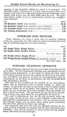 High Grade Electrical Apparatus & Electrical Suppl Catalogue No. 2; Franklin Electric (ID = 1136246) Paper