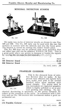 High Grade Electrical Apparatus & Electrical Suppl Catalogue No. 2; Franklin Electric (ID = 1136255) Paper