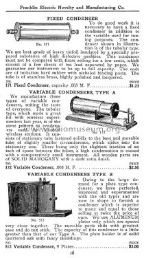 High Grade Electrical Apparatus & Electrical Suppl Catalogue No. 2; Franklin Electric (ID = 1136257) Paper