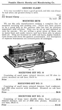 High Grade Electrical Apparatus & Electrical Suppl Catalogue No. 2; Franklin Electric (ID = 1136272) Paper