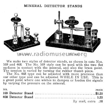 Mineral Detector Stand No. 169; Franklin Electric (ID = 1134264) Radio part