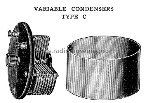 Rotary Variable Condenser Type C No. 520; Franklin Electric (ID = 1135470) Radio part