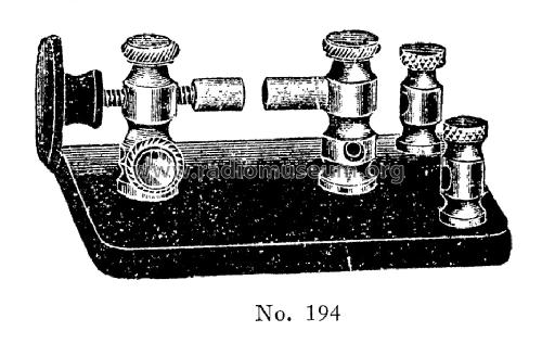 Spark Gap Type A No. 194; Franklin Electric (ID = 1135565) Amateur-D