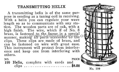 Transmitting Helix No. 199; Franklin Electric (ID = 1135612) Radio part