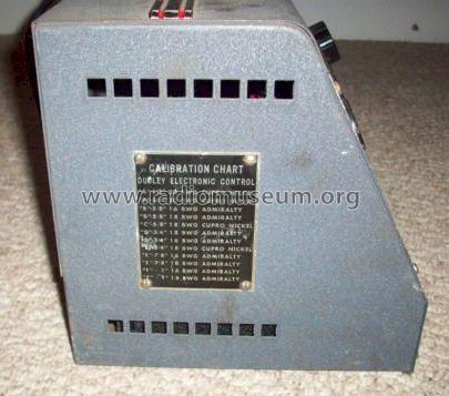Dudley Electronic Precision Tube Expander Control A; Franklin Mfg. Co. (ID = 1139176) Ausrüstung