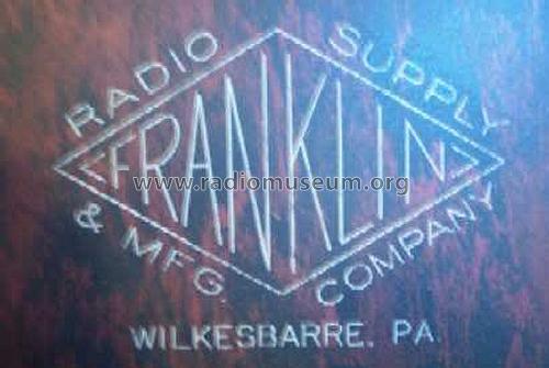 4-Tube Receiver ; Franklin Radio (ID = 1086838) Radio