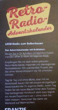 Retro-Radio-Adventskalender 2018 UKW-Radio zum Selberbauen; Franzis Verlag, (ID = 2325118) Kit