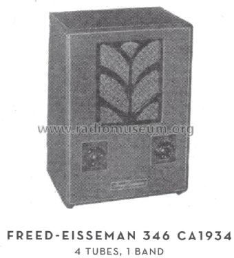 346 ; Freed-Eisemann Radio (ID = 1593204) Radio