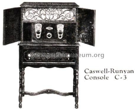 C3 Caswell-Runyan console only; Freed-Eisemann Radio (ID = 1795439) Misc