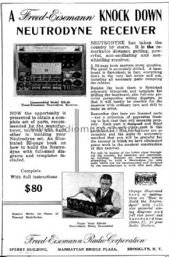 KD50 ; Freed-Eisemann Radio (ID = 1000192) Kit