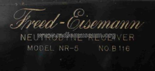 NR-5 ; Freed-Eisemann Radio (ID = 570964) Radio